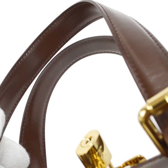 LOUIS VUITTON VERONA MM HAND BAG PURSE DAMIER EBENE - Picture 3 of 16